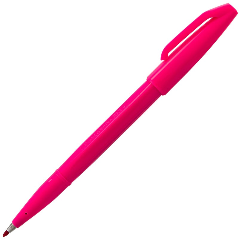 Pentel Sign Pen Fiber-Tipped Pen, Pink Ink,12 Count (S520-P) - Image 2